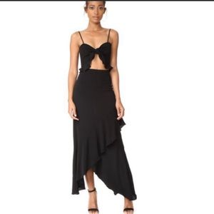 NWT Flynn Skye Michelle Maxi Dress Black Size XS